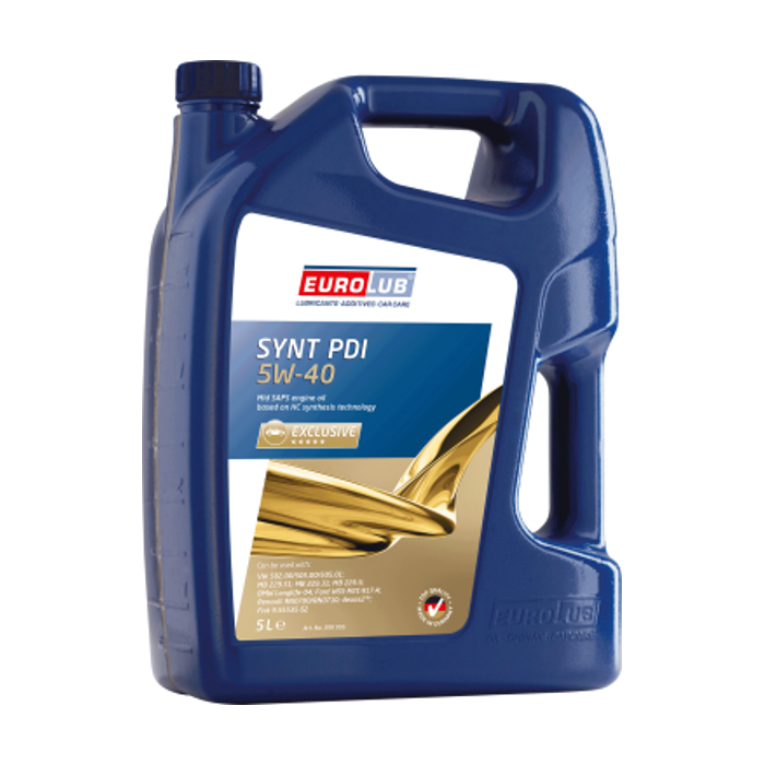 Eurolub Motoröl 5W40 Synt PDI / 5 Liter