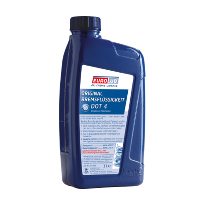 Eurolub Bremsflüssigkeit DOT 4 / 1 Liter