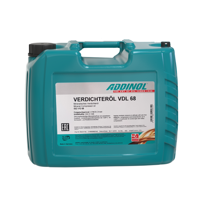 Addinol Verdichteröl VDL 68 / 20 Liter