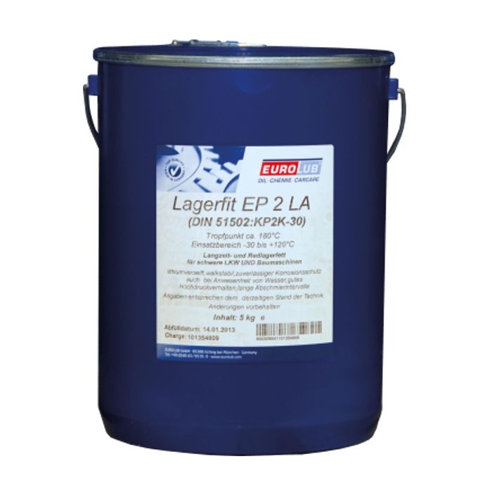 Eurolub Schmierfett Lagerfit EP 2 LA / 5kg