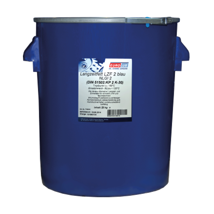 Eurolub Schmierfett Langzeitfett LZF 2 Blau / 25kg