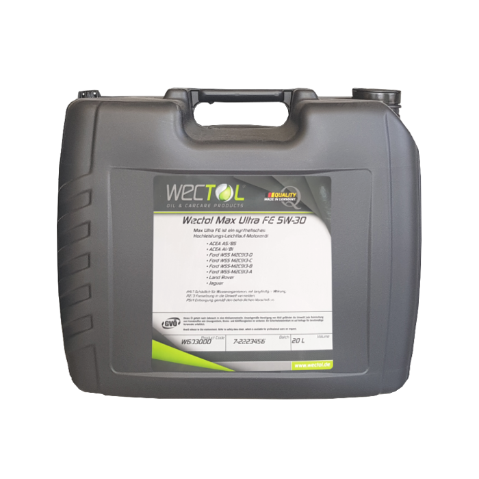 Wectol Motoröl 5W30 Max Ultra FE 5W-30 / 20 Liter