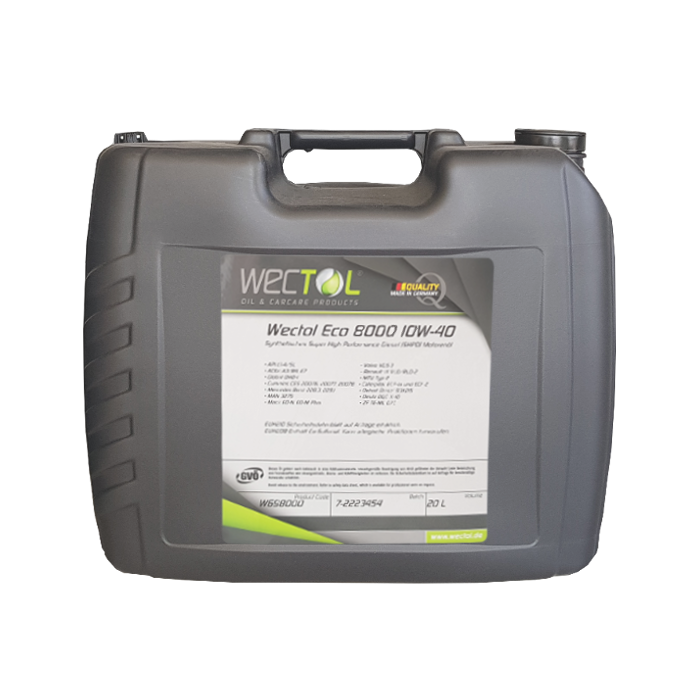 Wectol Motoröl 10W40 Eco 8000 10W-40 / 20 Liter
