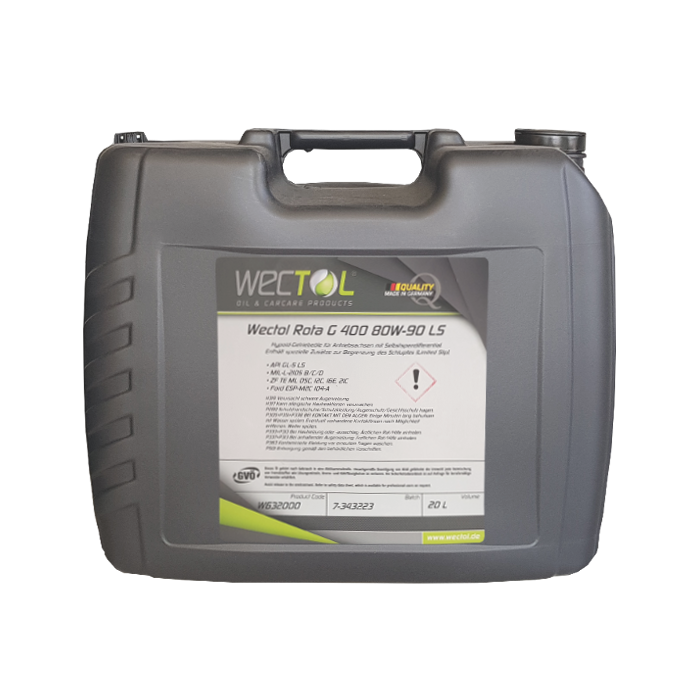 WECTOL Getriebeöl Rota G 400 LS 85W-90 / 20 Liter