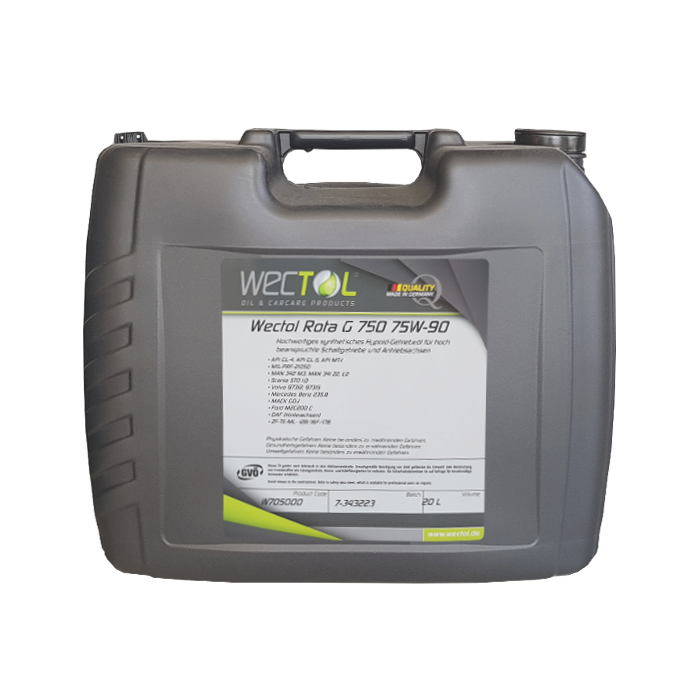 WECTOL Getriebeöl Rota G 750 75W-90 / 20 Liter