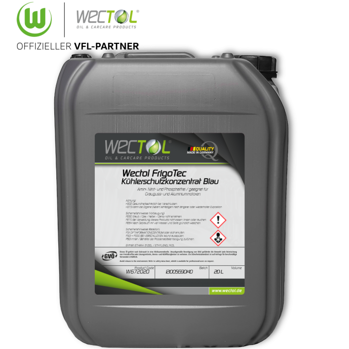 WECTOL Kühlerschutz FrigoTec / 20 Liter