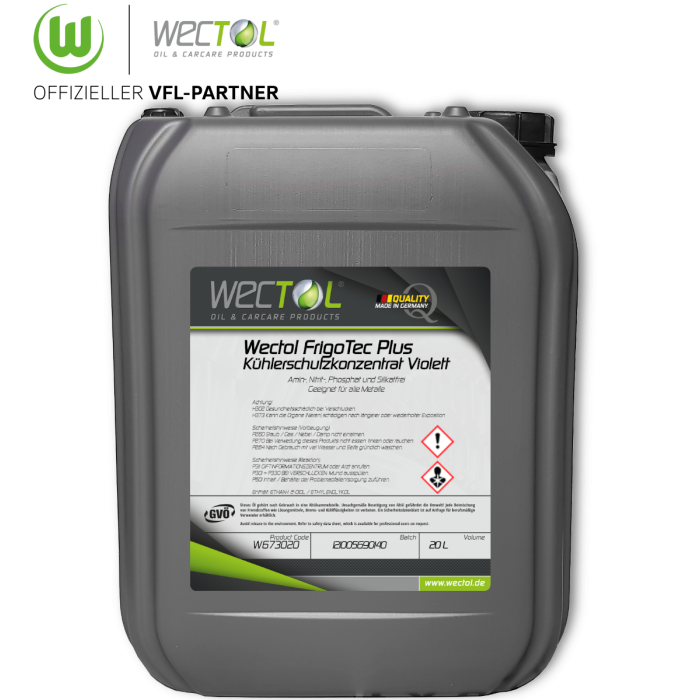 WECTOL Kühlerschutz FrigoTec Plus / 20 Liter