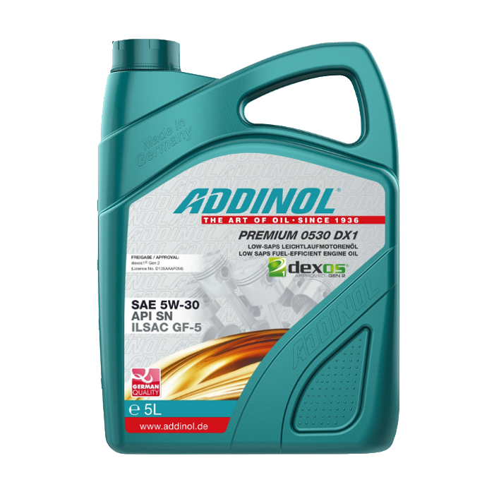 Addinol Premium 0530 DX1 5W30 Dexos 1 Gen 2 / 5 Liter