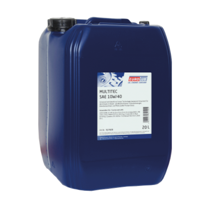 Eurolub Motoröl 10W40 Multitec 10W-40 / 20 Liter