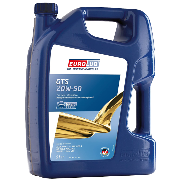 Eurolub Motoröl 20W50 GTS 20W-50 / 5 Liter
