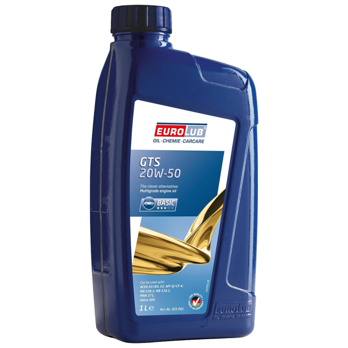 Eurolub Motoröl 20W50 GTS 20W-50 / 1 Liter