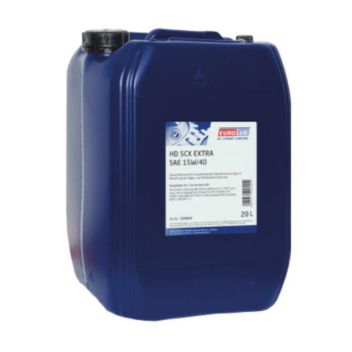 Eurolub Motoröl 15W40 HD 5CX Extra 15W-40 / 20 Liter
