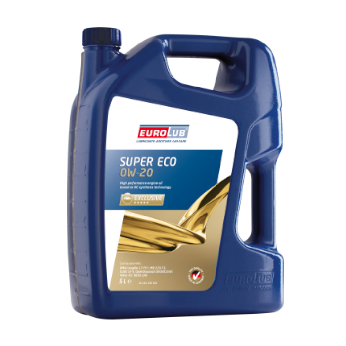 Eurolub Motoröl 0W20 Super Eco 0W-20 / 5 Liter
