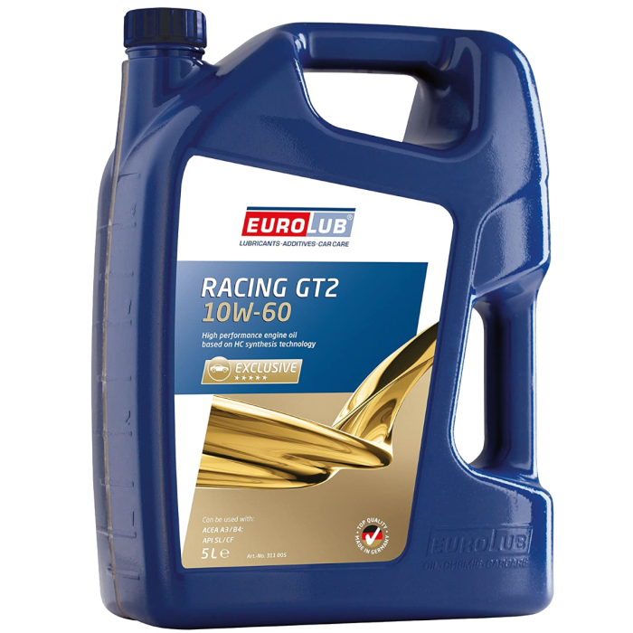 Eurolub Motoröl 10W60 Racing GT2 10W-60 / 5 Liter