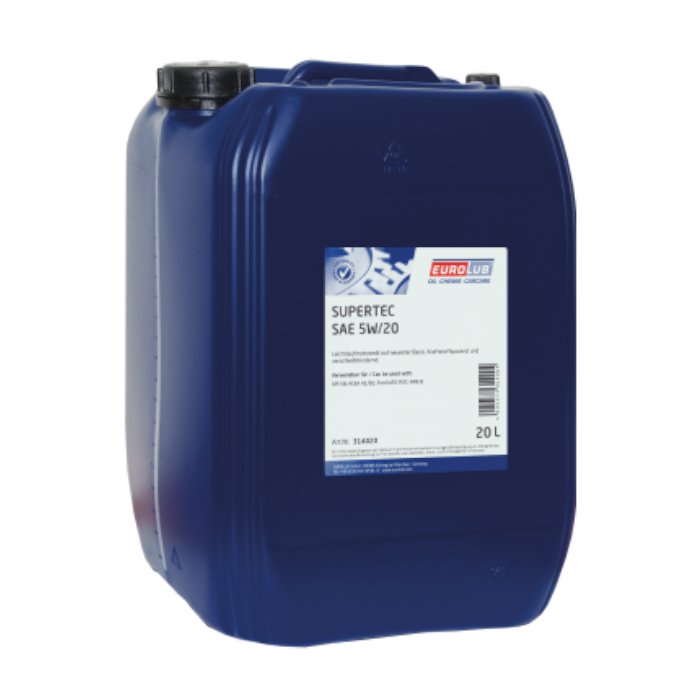 Eurolub Motoröl 5W20 SuperTec 5W-20 / 20 Liter