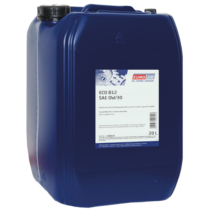 Eurolub Motoröl 0W30 Eco B12 0W-30 / 20 Liter
