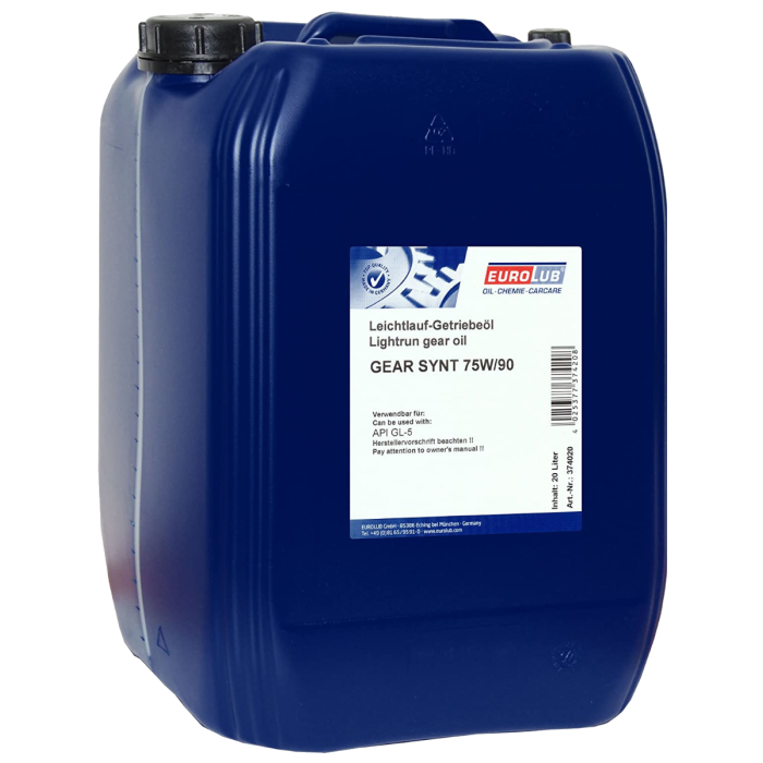 Eurolub Getriebeöl 75W90 Gear Synt 75W-90 / 20 Liter