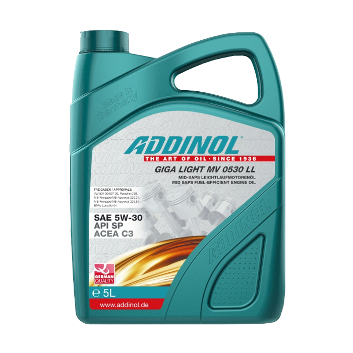 Addinol Motoröl 5w30 Giga Light MV 0530 LL / 5 Liter