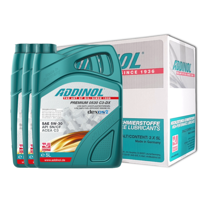 Addinol Premium 0530 C3-DX / 3 x 5 Liter