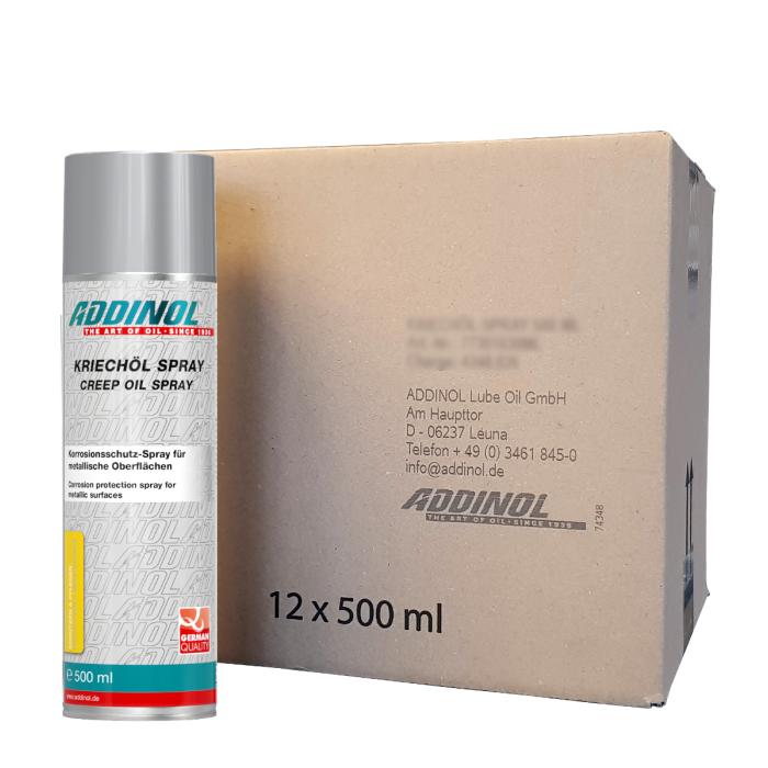 Addinol Kriechöl Spray / 12 x 500 ml