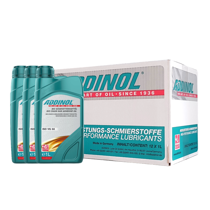 Addinol Bio Sägekettenhaftöl VG 68 / 12 x 1 Liter