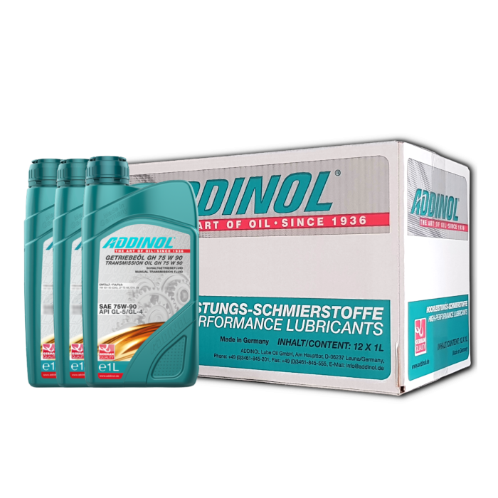 Addinol Getriebeöl GH 75 W 90 / 12 x 1 Liter