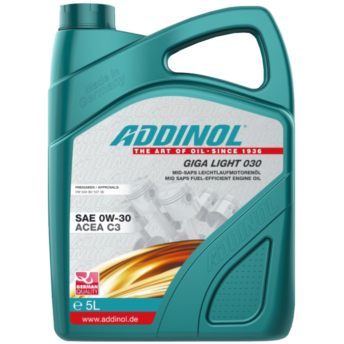 Addinol Motoröl 0w30 Giga Light 030 / 5 Liter