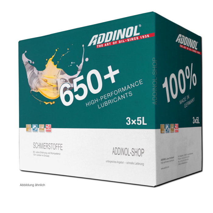 Addinol Motoröl 0w30 Giga Light 030 / 3 x 5 Liter