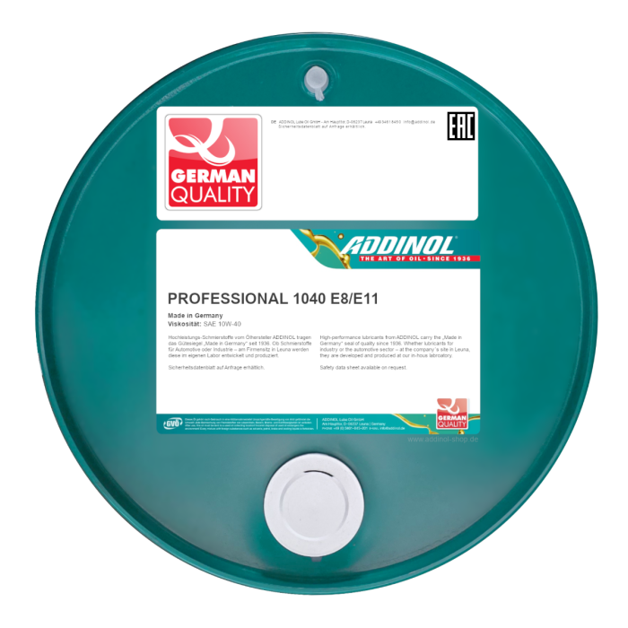 Addinol Professional 1040 E8/E11 / 57 Liter