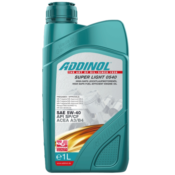 Addinol Motoröl 5w40 Super Light 0540 / 1 Liter