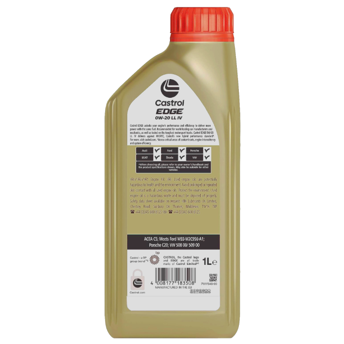 Castrol Motoröl 0W20 Edge Professional LL IV FE 0W-20 Titanium FST