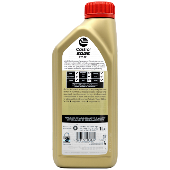 Castrol Motoröl 0w30 Edge C3 0W-30 (15F63B) / 1 Liter