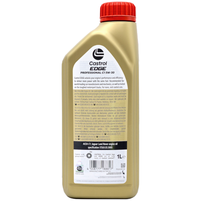Castrol Motoröl 5w30 Edge Professional C1 5W-30 / 12 x 1 Liter
