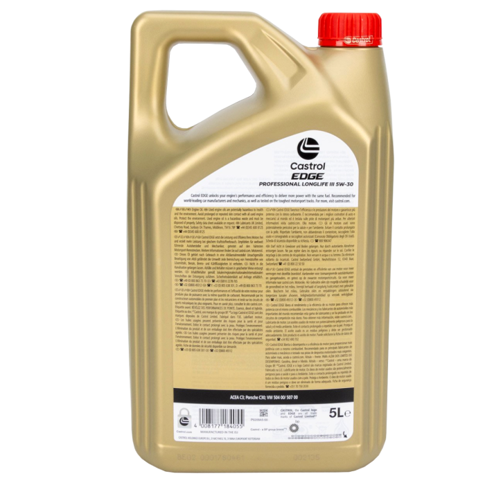 Castrol Motoröl 5w30 Edge Professional LongLife III 5w-30 / 4 x 5 Liter