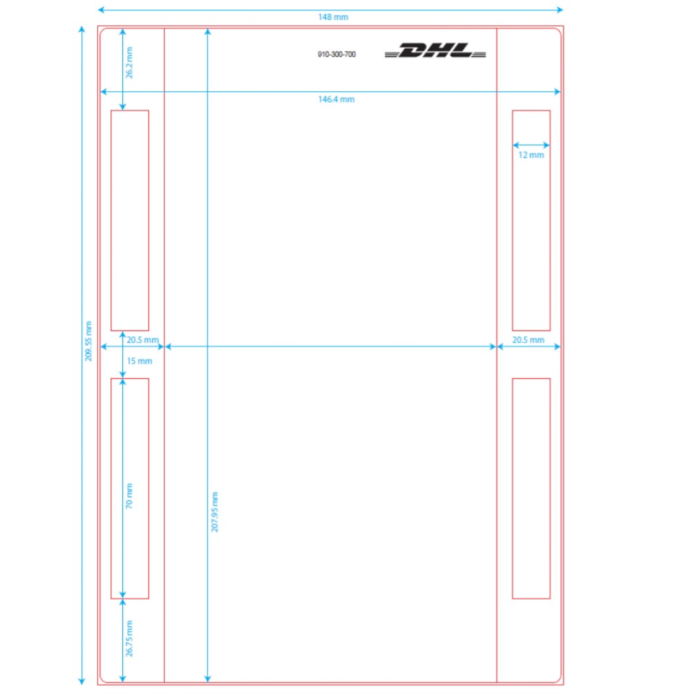 DHL Versandetiketten 910-300-700 Label (DIN A5)
