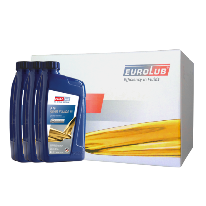 Eurolub Automatikgetriebeöl ATF Gear Fluide III / 12 x 1 Liter