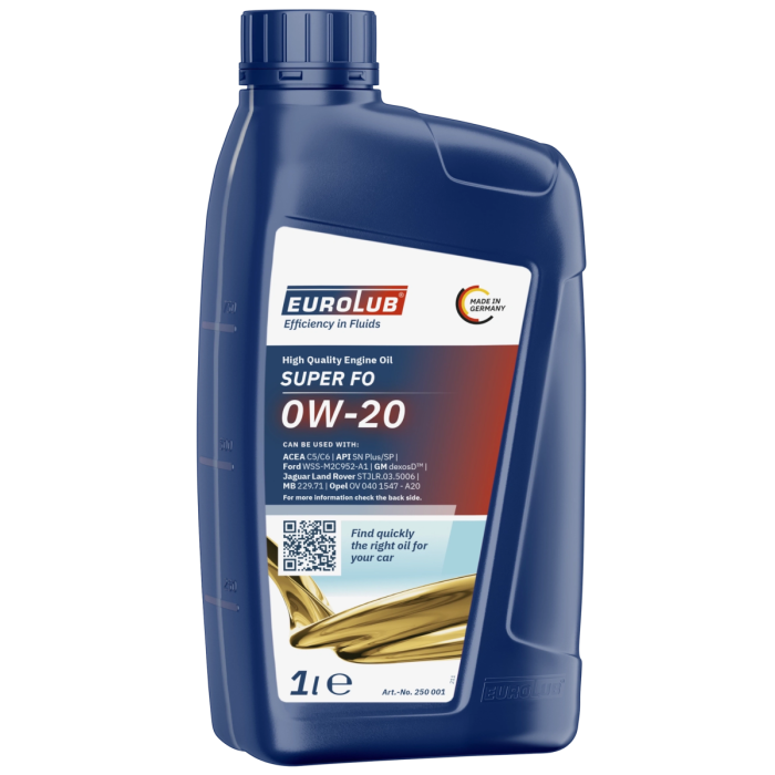 Eurolub Motoröl 0w20 Super FO 0w-20 / 1 Liter