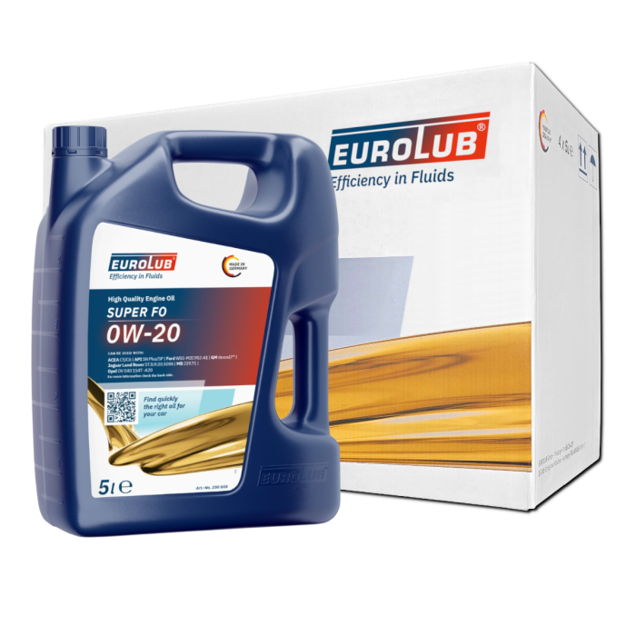 Eurolub Motoröl 0w20 Super FO 0w-20 / 4 x 5 Liter