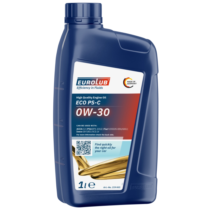 Eurolub Motoröl 0W30 Eco PS-C 0W-30 / 12 x 1 Liter