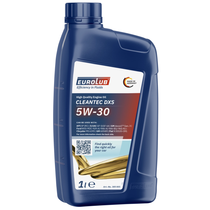 Eurolub Motoröl 5W30 Cleantec DXS / 12 x 1 Liter