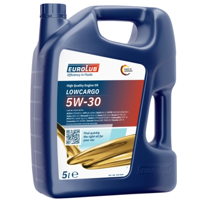 Eurolub Motoröl 5W30 Lowcargo / 4 x 5 Liter