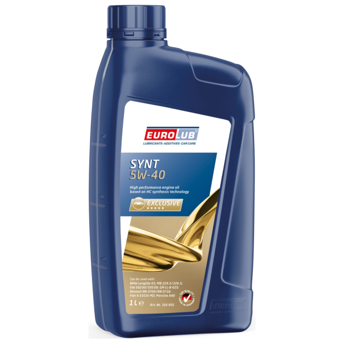 Eurolub Motoröl 5w40 Synt / 1 Liter