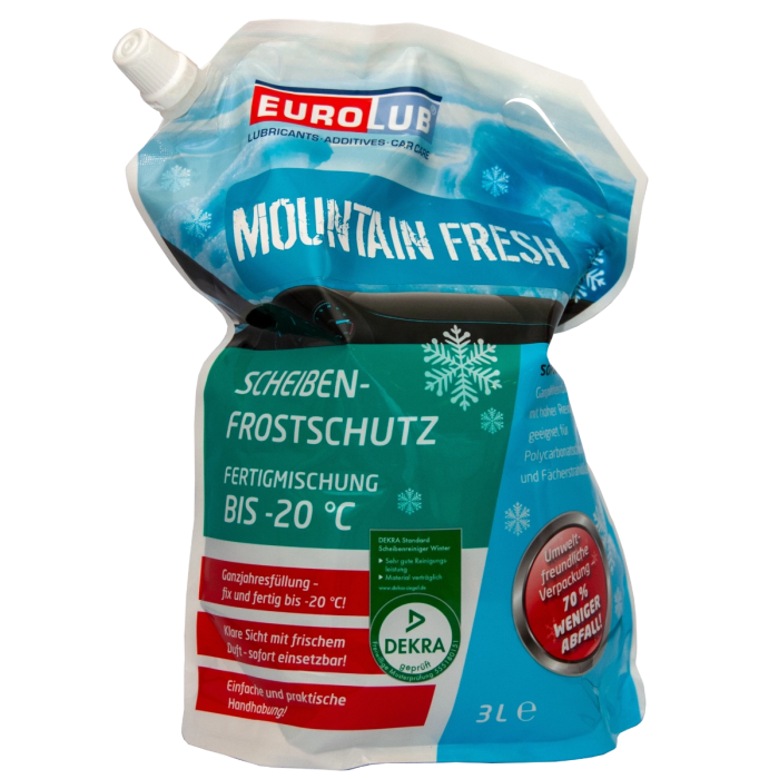 Eurolub Scheibenfrostschutz Fertigmischung -20°C / 3 Liter Beutel