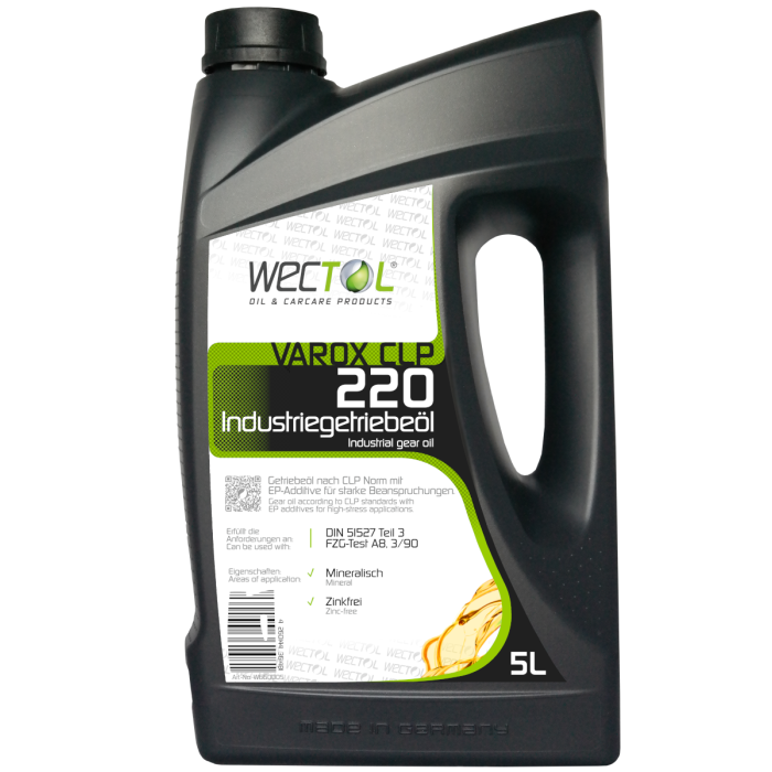 Wectol Getriebeöl Varox CLP 220 / 4 x 5 Liter