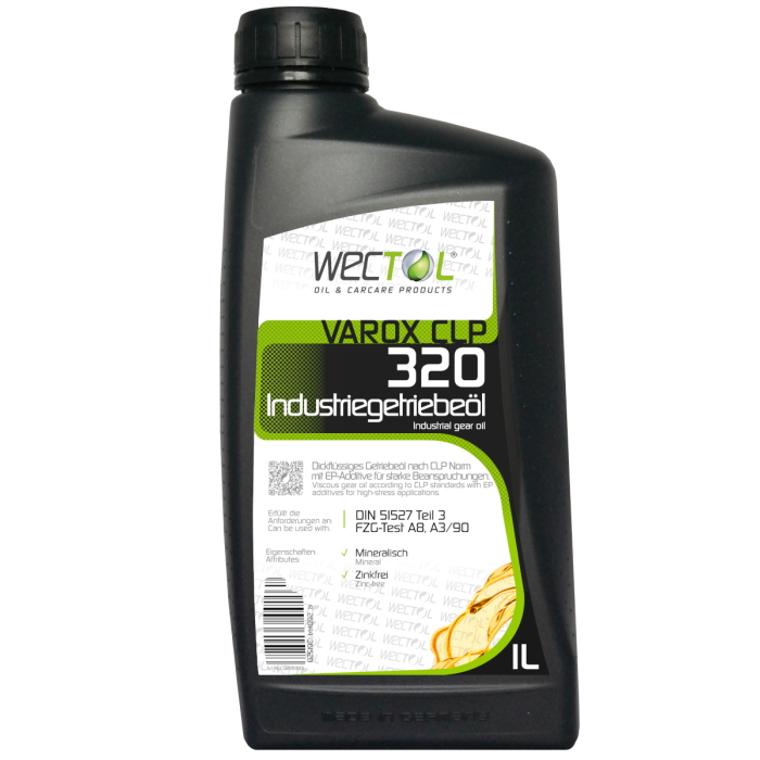 Wectol Getriebeöl Varox CLP 320 / 12 x 1 Liter