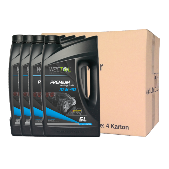 WECTOL Motoröl 10W-40 Premium 10W-40 / 4 x 5 Liter