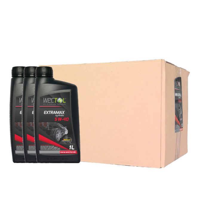 Wectol Motoröl 5W-40 Extramax 5W-40 / 12 x 1 Liter