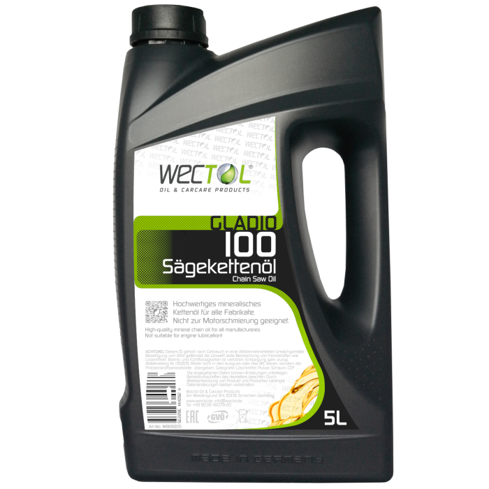 Wectol Gladio Kettenöl / 4 x 5 Liter