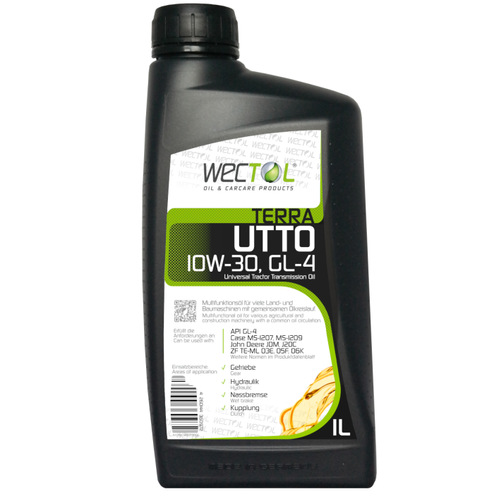 WECTOL Terra UTTO (Universal Tractor Transmission Oil) / 12 x 1 Liter