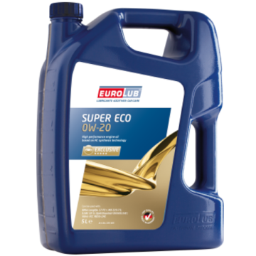 Eurolub Motoröl 0W20 Super Eco 0W-20 / 5 Liter